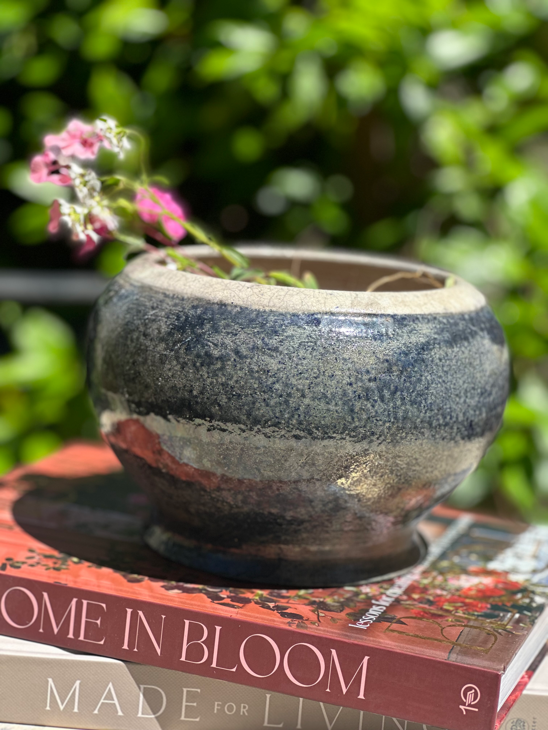 Blue Glazed Pottery, Stamped 2000