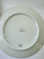 Back of Haviland Limoges Chambord plate showing Haviland manufacturer and decorator marks used to date the piece.
