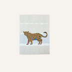 Leopard Note Card | Leopard in Blue