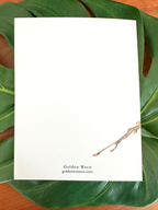 Spring Bird Note Card | Feathers & Branch