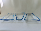 Luigi Bormioli Michelangelo Color Palette Sapphire 3-Piece Serving Set