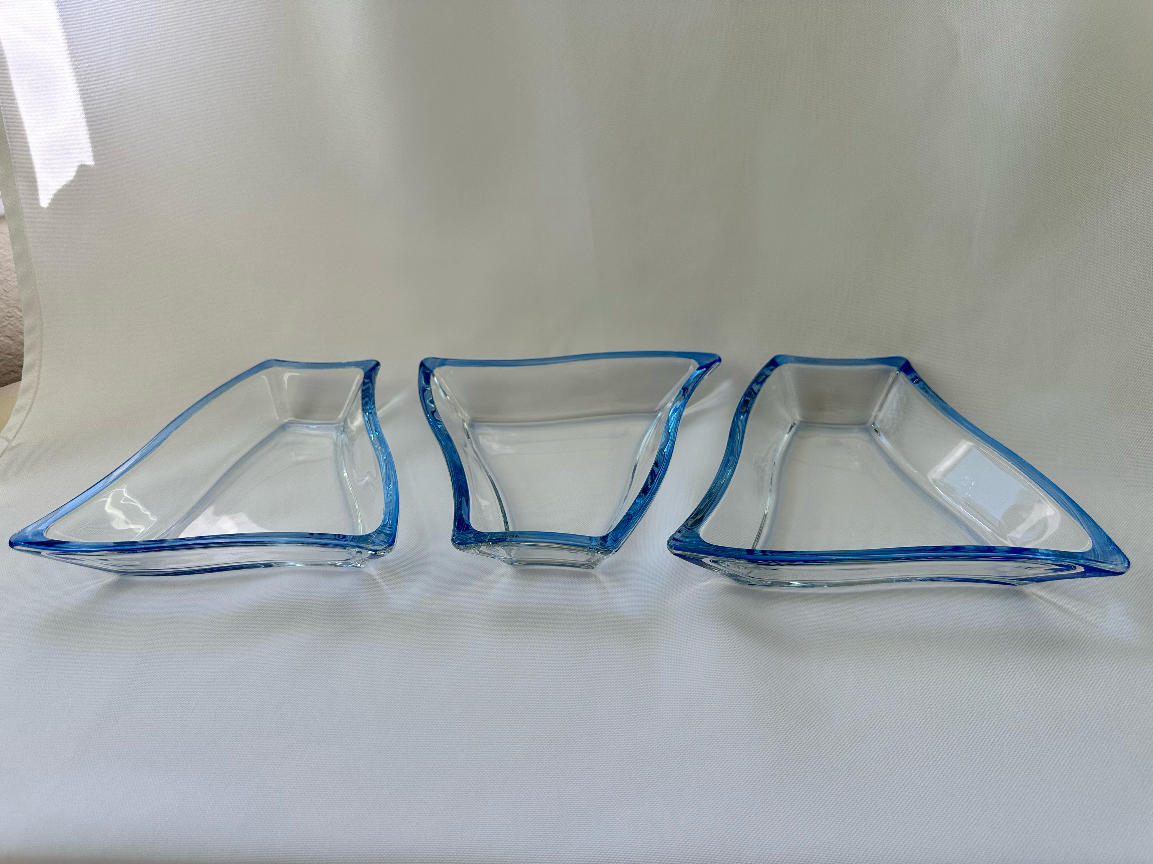 Luigi Bormioli Michelangelo Color Palette Sapphire 3-Piece Serving Set
