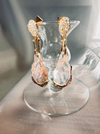 Alexis Bittar Liquid Lucite Crystal Pavé Drop Earrings
