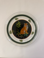 Lynn Chase Jaguar Jungle Glass Plates | Set of 10