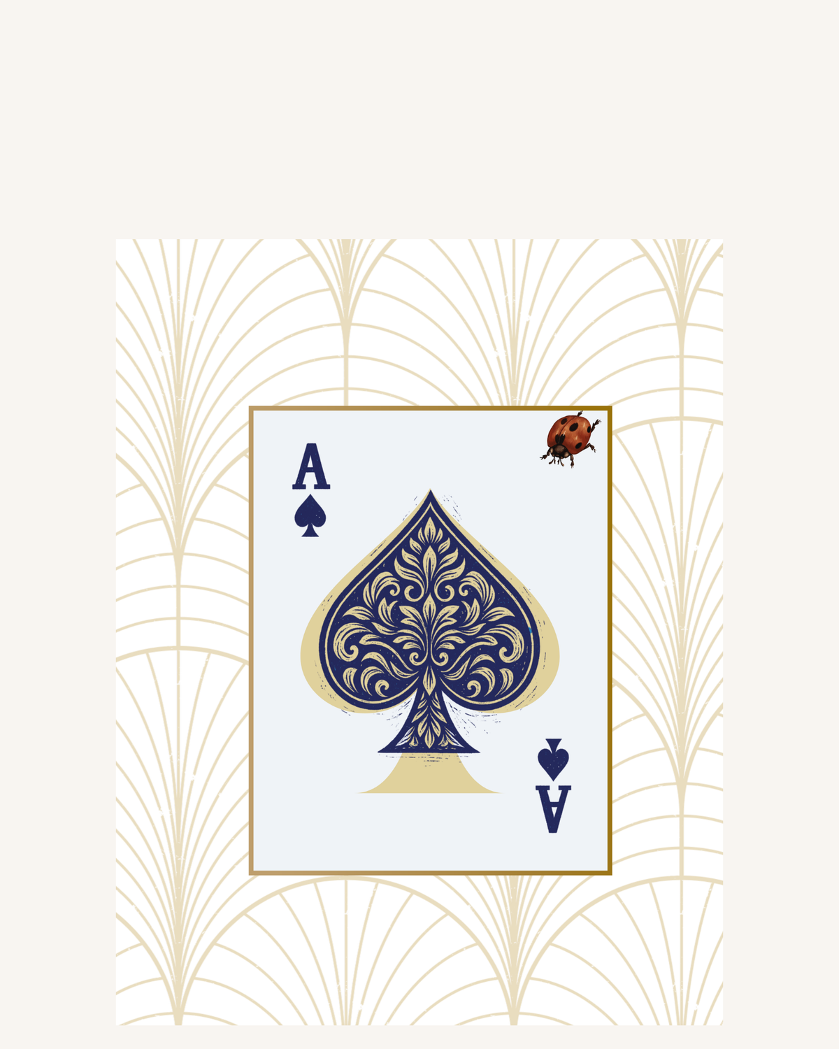 Ace of Spades Note Card | Lucky Lady
