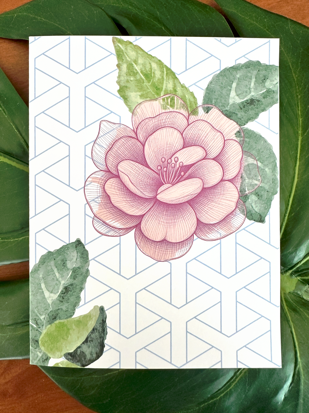 Camellia Note Card | Modern Beauty