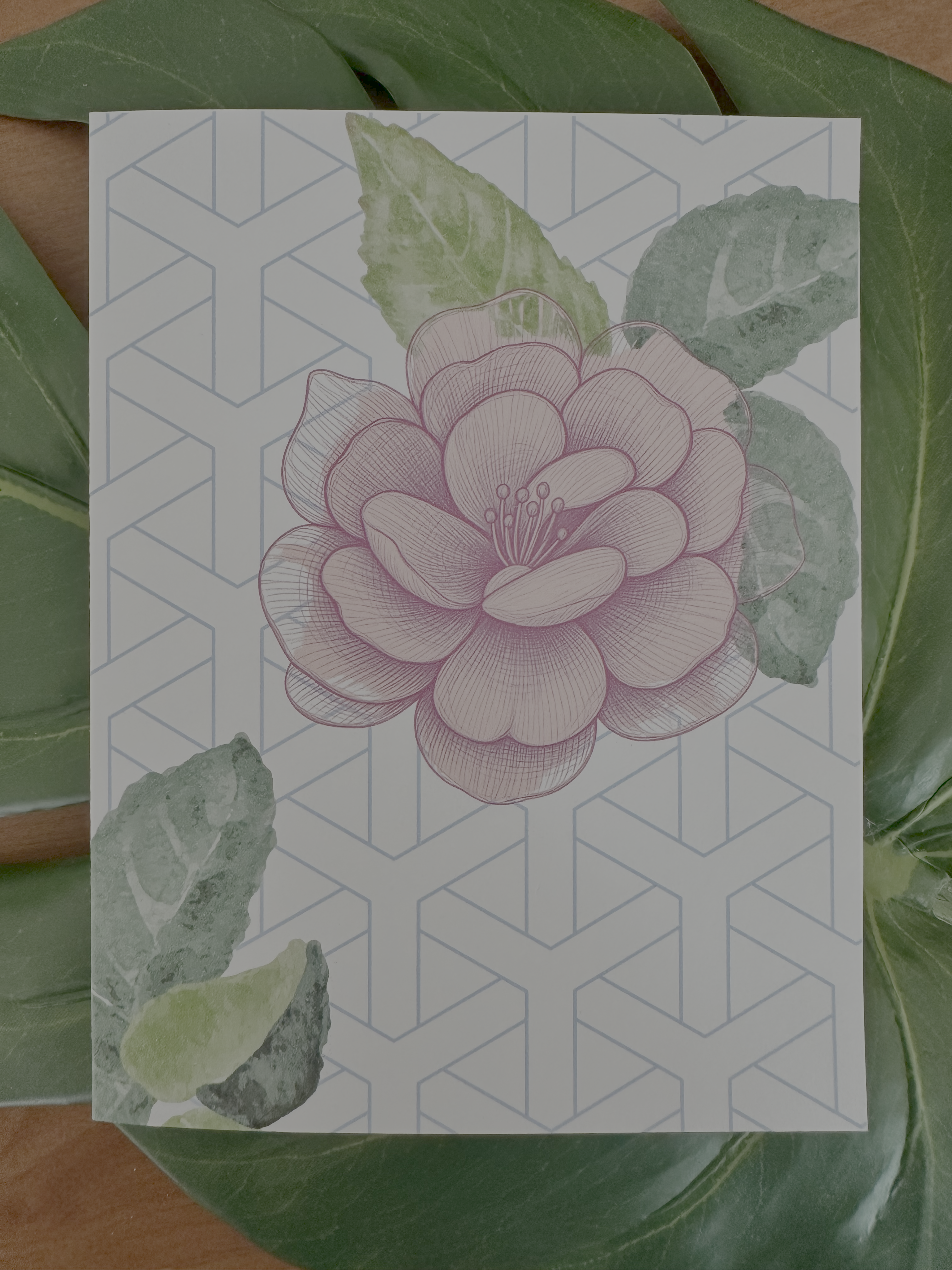 Camellia Note Card | Modern Beauty