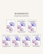 Ginkgo Leaf Note Card | Windswept