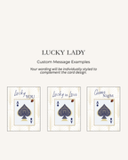 Ace of Spades Note Card | Lucky Lady