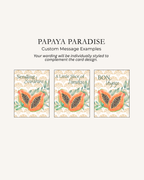 Papaya Note Card | Papaya Paradise