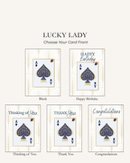 Ace of Spades Note Card | Lucky Lady