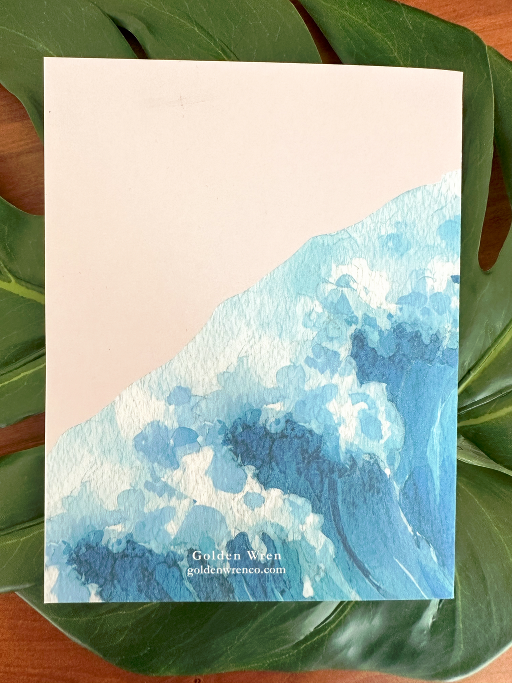 Ocean Wave Note Card | Space Within