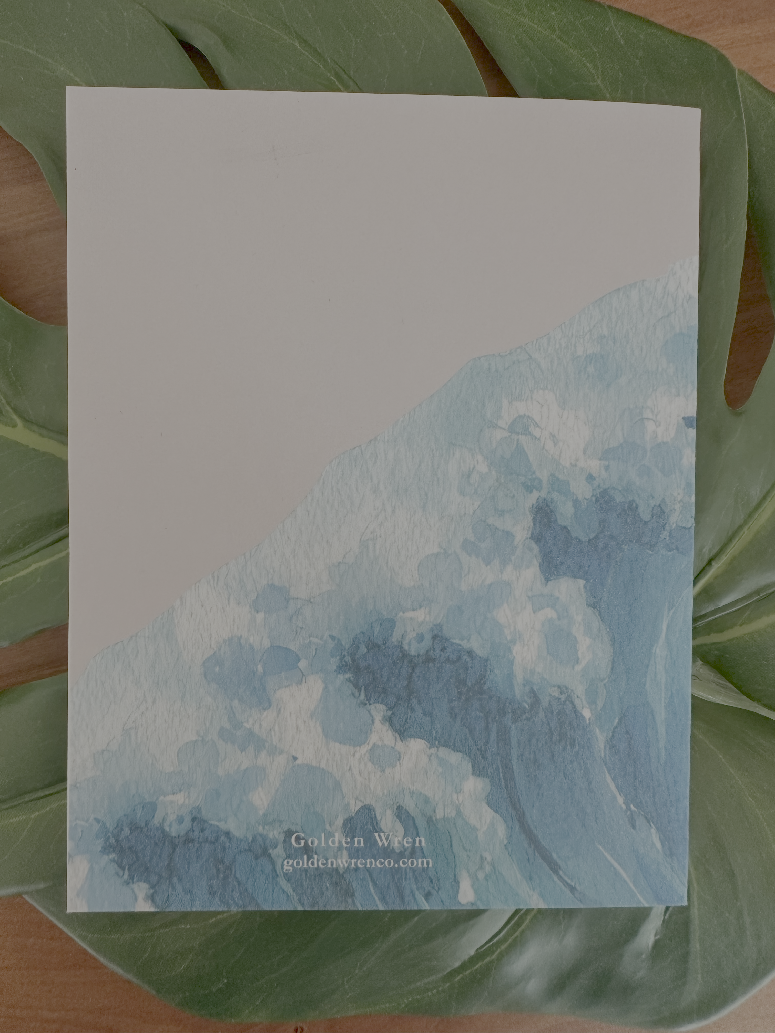 Ocean Wave Note Card | Space Within