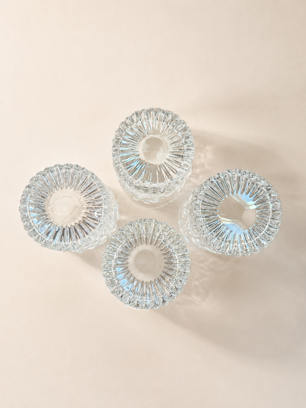 Underside of MMA Glasses set of 4