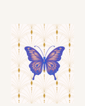 Butterfly Note Card | Vintage Glasswing