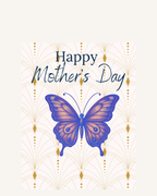 Butterfly Note Card | Vintage Glasswing