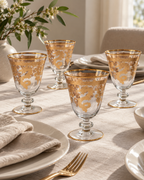 Gold Dragon Goblets, Williams Sonoma