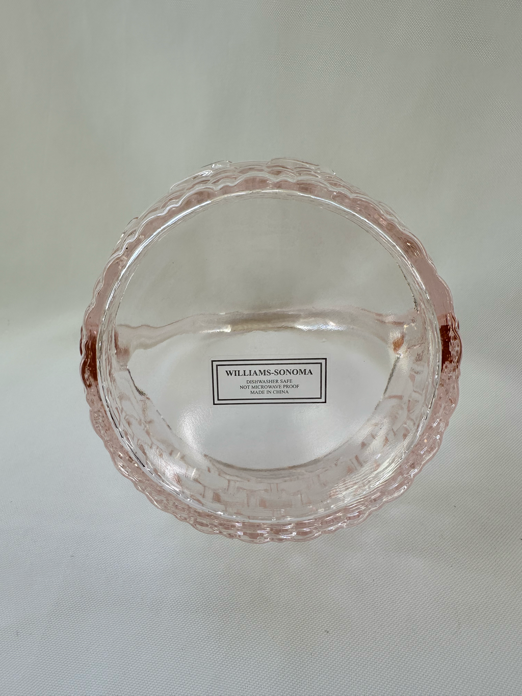 Williams Sonoma pink easter basket label