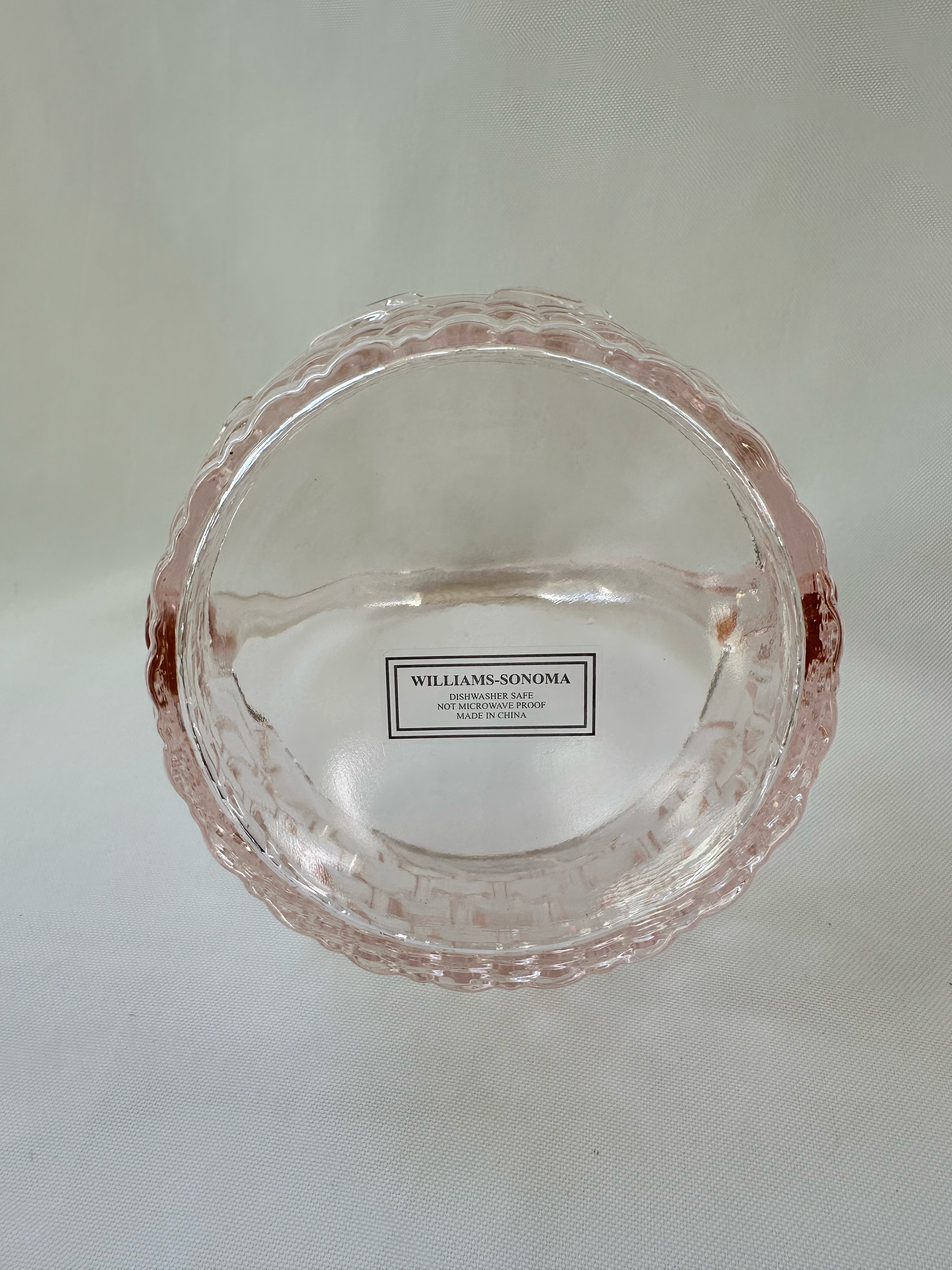 Williams Sonoma pink easter basket label