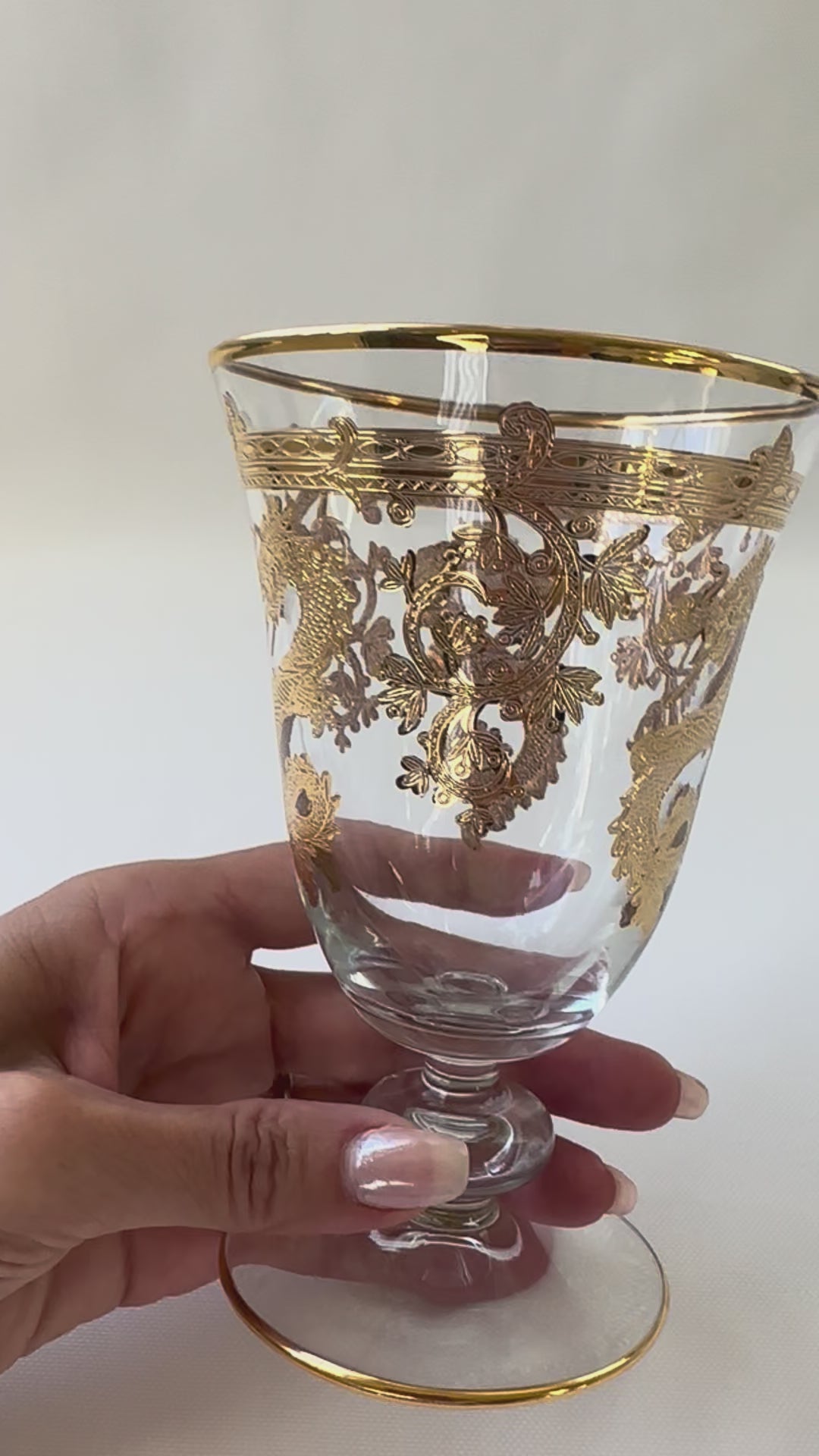 Gold Dragon Goblets, Williams Sonoma